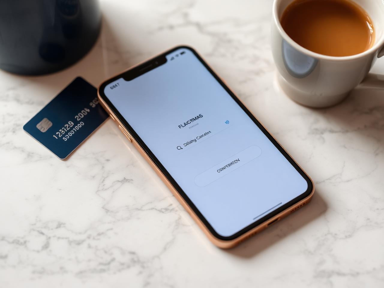 Wall Street Finance bill pay app on a smartphone