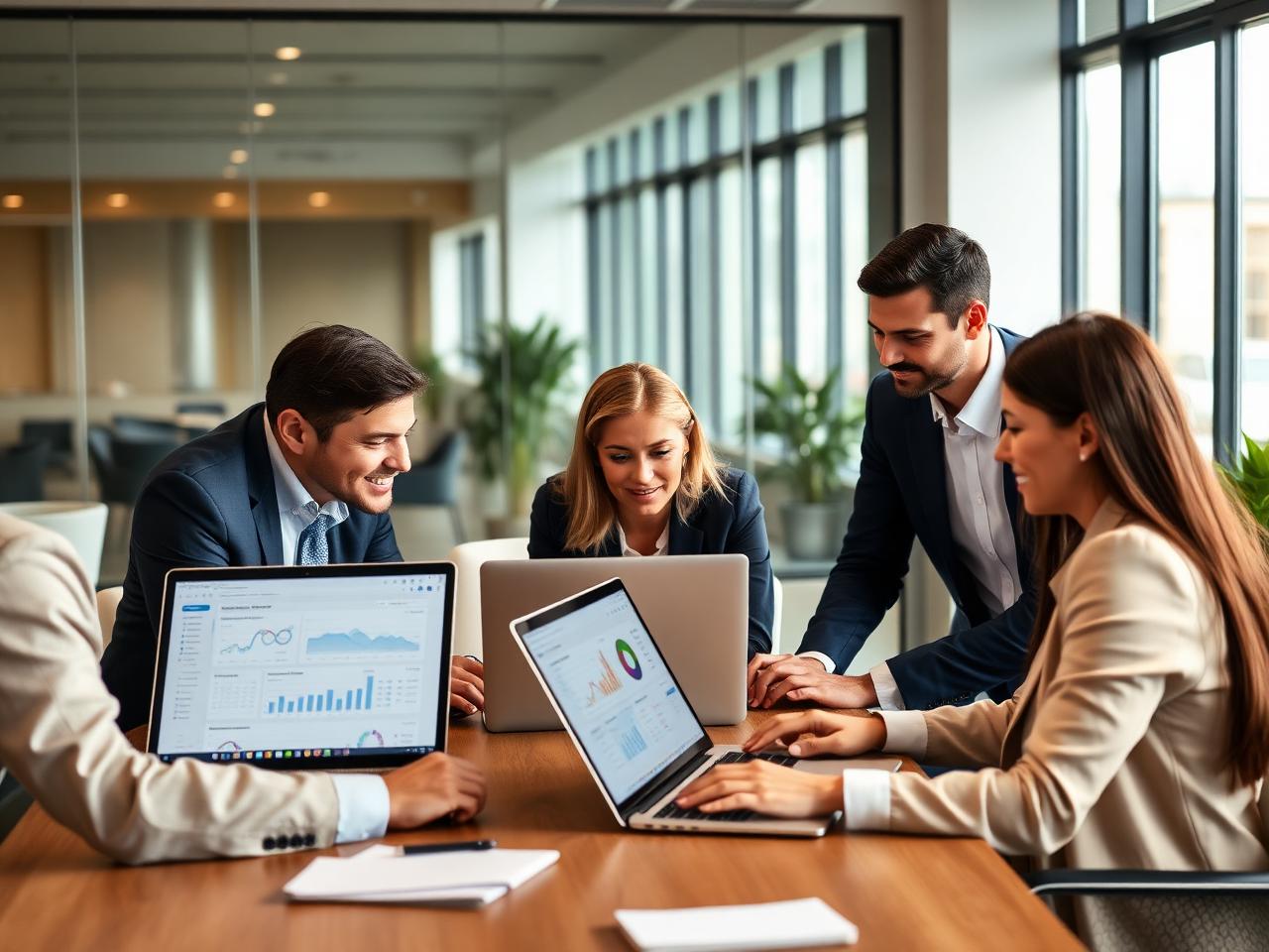 Wall Street Finance team collaborating